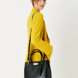 accessorize london Reptilian Pattern Shoulder Bag with Detachable Strap-picture-46