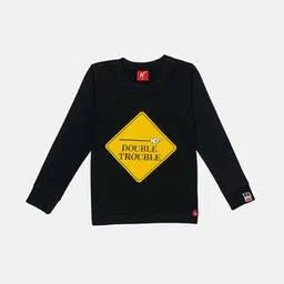 h by hamleys Typographic Print Round-Neck T-shirt-picture-17