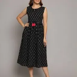 deckedup Printed A-line Dress-picture-23