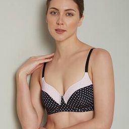 vero moda Polka-Dot Print T-Shirt Bra-picture-48