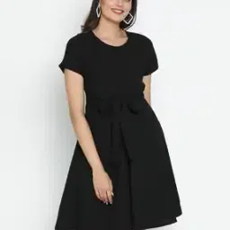 draax fashions Women Round-Neck A-Line Dress-picture-24
