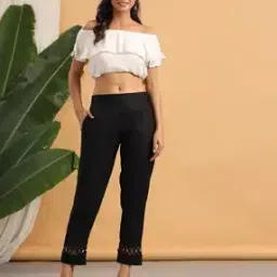 juniper Women Straight Fit Pants with Insert Pockets-picture-39