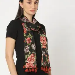 matchitt Women Printed Scarf with Tassels-picture-20