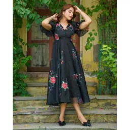 ambraee Women Fit and Flare Dress-picture-10