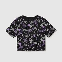 max Girls Graphic Print Regular Fit T-Shirt-picture-49