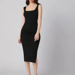 nalax designs Women Square-Neck Bodycon Dress image 1