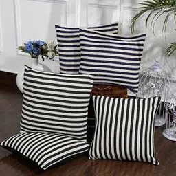 anwyn Set of 5 Striped Cushion Covers 16" x 16"-picture-29