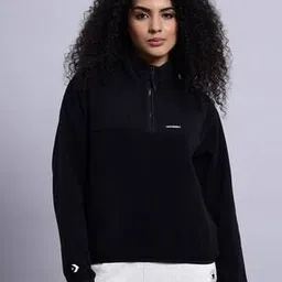 converse Brand Print Loose Fit Full Sleeves Sweatshirt with Zip Closure-picture-26