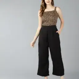 znx clothing Animal Print Jumpsuit with Tie-Up-picture-41