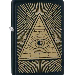 zippo Eye of Providence Design Windproof Pocket Lighter image 1