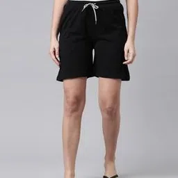 kryptic Women Cotton Shorts with Drawstring Closure-picture-38