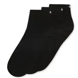 puma Pack of 3 Logo Print Ankle-Length Socks-picture-17