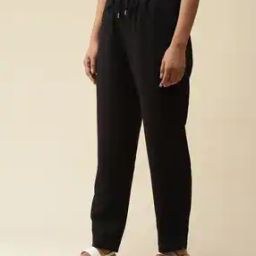 label ritu kumar Pants with Elasticated Drawstring Waist-picture-39