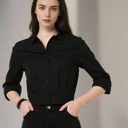 fyre rose Slim Fit Crop Shirt-picture-20