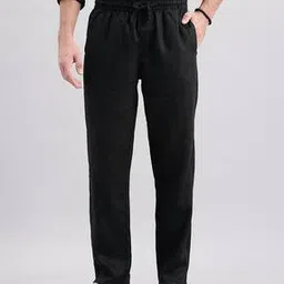 rookies Men Flat-Front Slim Fit Pants with Drawstring Waist-picture-41