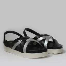 buda jeans co Strappy Slip-On Sandals image 1