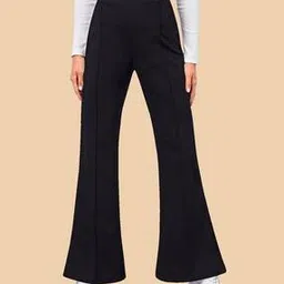 Women High-Rise Relaxed Fit Trousers-image-48