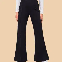 maheshvi Women High-Rise Relaxed Fit Trousers image 1