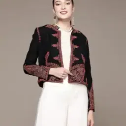 ritu kumar Embroidered Front-Open Jacket-picture-33