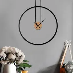 aapno rajasthan Round-Shaped Metal Wall Clock-picture-45