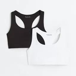 h&m Women Pack of 2 Seamless Medium Support Sports Bras-picture-42