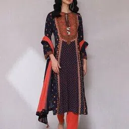 aarke ritu kumar Bandhani Print Kurta with Pants & Dupatta-picture-22
