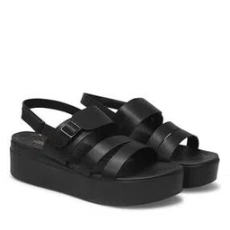 shuz touch Women Multi-Strap Slingback Platforms-picture-39