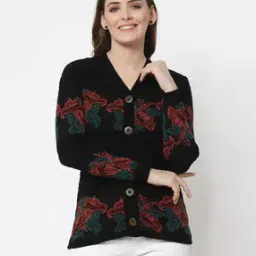 kalt Women Floral Woven Cardigan-picture-12