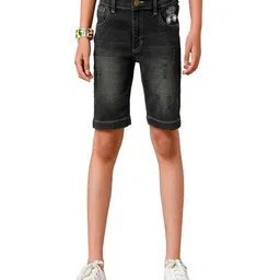 under fourteen only Boys Mid-Rise Jeans with Insert Pockets image 1