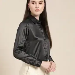 hancock Women Regular Fit Shirt with Spread Collar-picture-20