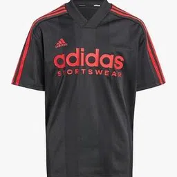 adidas kids Logo Print V-Neck T-Shirt-picture-26