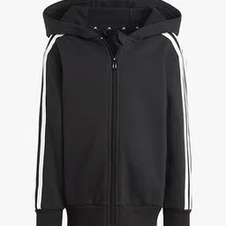 adidas kids Zip-Front Hoodie with Contrast Stripes-picture-31