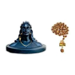 navyaksh Adiyogi Statue with Rudraksh Mala-picture-37