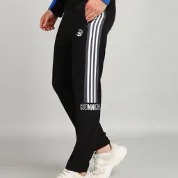 gnockface Men Flexi Waist Full Length Track Pants image 1