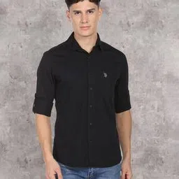 u.s. polo assn. Convertible Sleeve Spread-Collar Shirt-picture-24