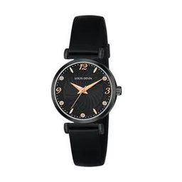 louis devin Women Analogue Watch with Silicone Strap-LD-LR187-BLK-picture-26