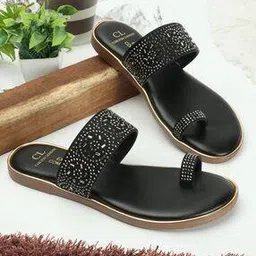 carlton london Women Toe-Ring Slip-On Sandals-picture-47