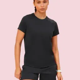 enamor Women Relaxed Fit Crew-Neck T-Shirt image 1