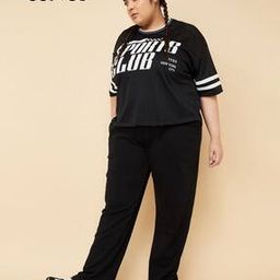 max Women Cotton Blend Athleisure Track Pants-picture-23