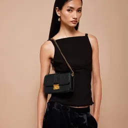 miraggio Women Shoulder Bag with Metal Accent image 1