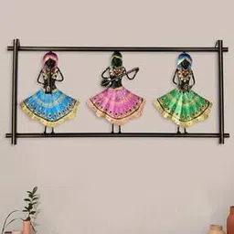 aapno rajasthan Wall Hanging of 3 Female Rajasthani Musicians-picture-29