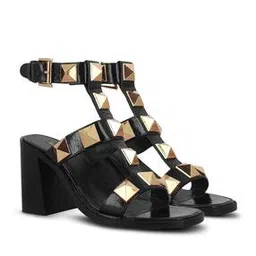 saint g Embellished Leather Block-Heeled Sandals-picture-42
