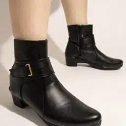 shoetopia Girls Ankle-Length Boots with Zip Closure-picture-21