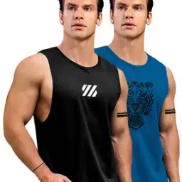 ausk Men Self-design Sleeveless Vest-picture-14