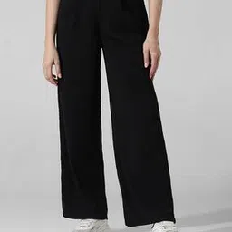 only Women Straight Fit Pleated Trousers-picture-45