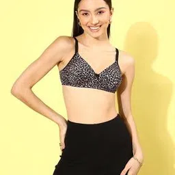 leading lady Leopard Print Lightly-Padded T-Shirt Bra-picture-23