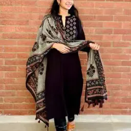 dmunesh fashion Women Embroidery Straight Kurta with Pants & Dupatta-picture-28