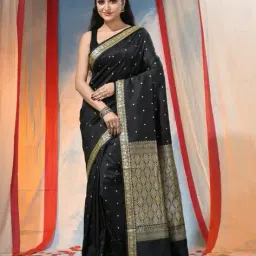 indie picks Traditonal Banarsi Artsilk Saree image 1