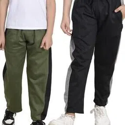 indiweaves Pack of 2 Boys Straight Fit Track Pants-picture-39
