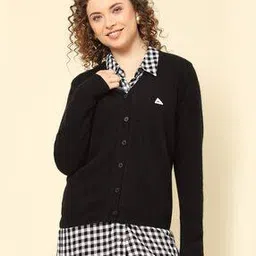 monte carlo V-Neck Cardigan with Button Closure-picture-13